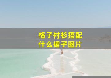 格子衬衫搭配什么裙子图片