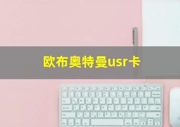 欧布奥特曼usr卡