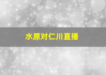 水原对仁川直播