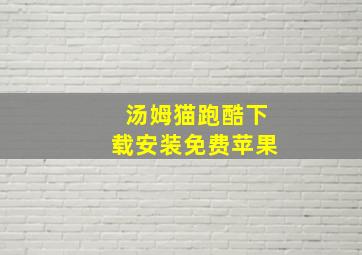 汤姆猫跑酷下载安装免费苹果