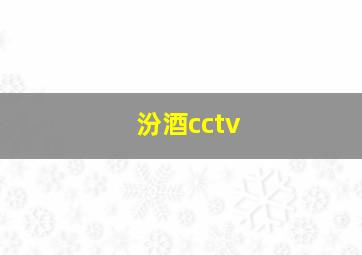 汾酒cctv