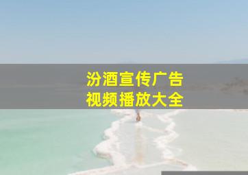 汾酒宣传广告视频播放大全