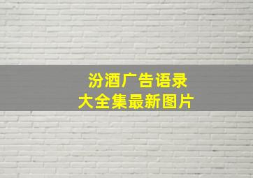 汾酒广告语录大全集最新图片