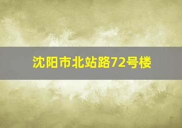 沈阳市北站路72号楼