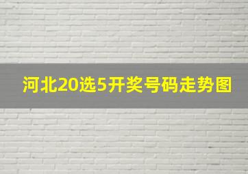 河北20选5开奖号码走势图