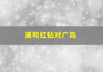 浦和红钻对广岛