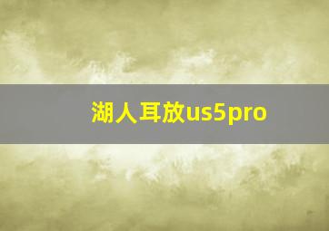 湖人耳放us5pro