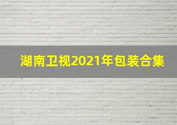 湖南卫视2021年包装合集