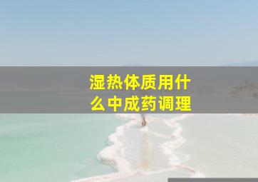 湿热体质用什么中成药调理