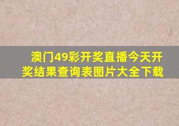 澳门49彩开奖直播今天开奖结果查询表图片大全下载