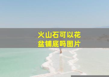 火山石可以花盆铺底吗图片