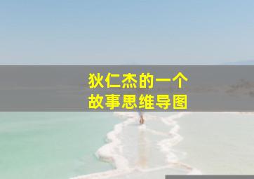 狄仁杰的一个故事思维导图