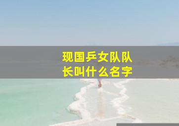 现国乒女队队长叫什么名字