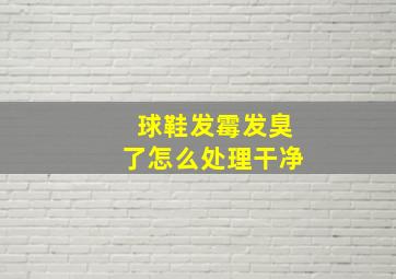 球鞋发霉发臭了怎么处理干净