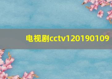 电视剧cctv120190109