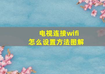 电视连接wifi怎么设置方法图解