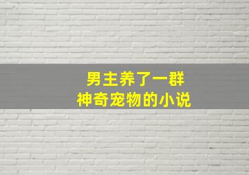 男主养了一群神奇宠物的小说