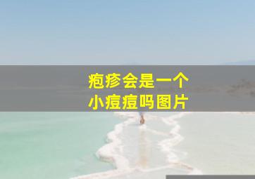 疱疹会是一个小痘痘吗图片