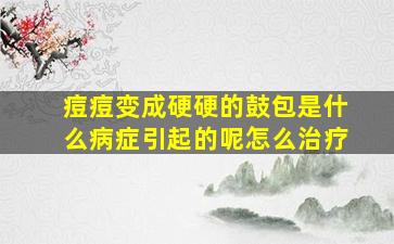 痘痘变成硬硬的鼓包是什么病症引起的呢怎么治疗