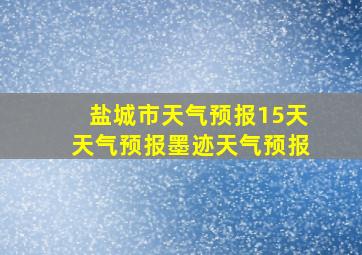 盐城市天气预报15天天气预报墨迹天气预报