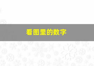 看图里的数字