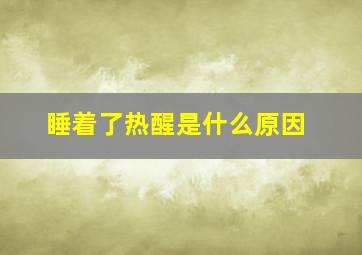 睡着了热醒是什么原因