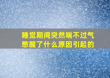 睡觉期间突然喘不过气憋醒了什么原因引起的