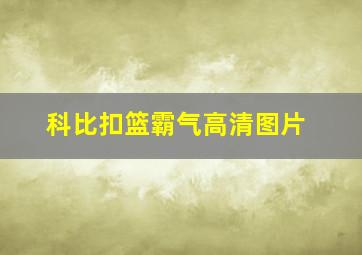 科比扣篮霸气高清图片