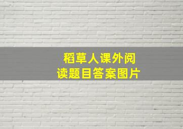 稻草人课外阅读题目答案图片