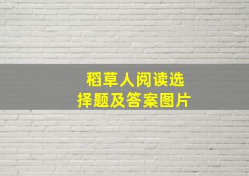 稻草人阅读选择题及答案图片