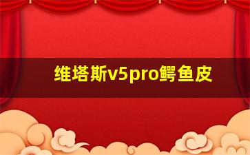 维塔斯v5pro鳄鱼皮