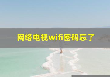 网络电视wifi密码忘了