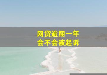 网贷逾期一年会不会被起诉