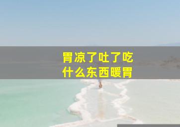 胃凉了吐了吃什么东西暖胃