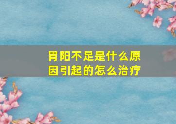 胃阳不足是什么原因引起的怎么治疗