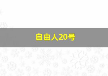 自由人20号