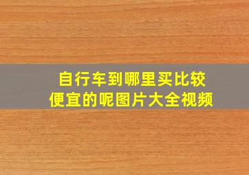 自行车到哪里买比较便宜的呢图片大全视频