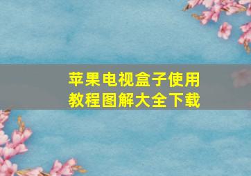 苹果电视盒子使用教程图解大全下载