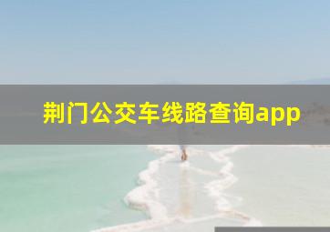 荆门公交车线路查询app