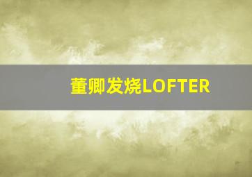 董卿发烧LOFTER