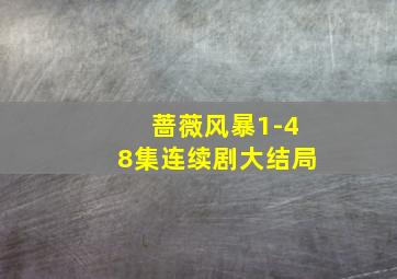 蔷薇风暴1-48集连续剧大结局