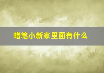 蜡笔小新家里面有什么