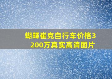 蝴蝶崔克自行车价格3200万真实高清图片