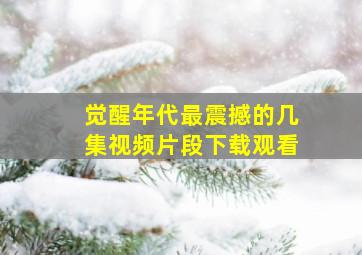 觉醒年代最震撼的几集视频片段下载观看