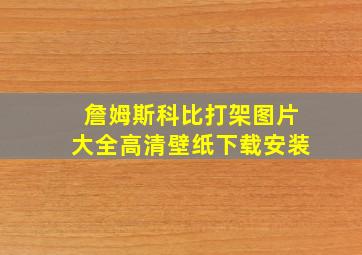 詹姆斯科比打架图片大全高清壁纸下载安装