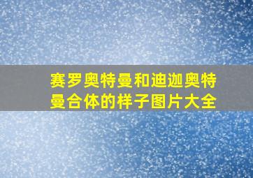 赛罗奥特曼和迪迦奥特曼合体的样子图片大全