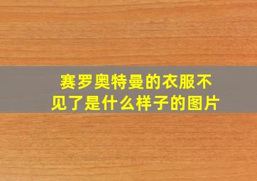 赛罗奥特曼的衣服不见了是什么样子的图片