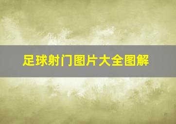 足球射门图片大全图解