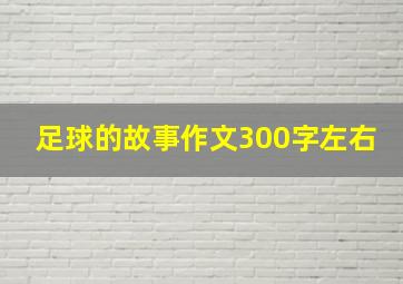 足球的故事作文300字左右