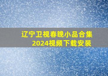 辽宁卫视春晚小品合集2024视频下载安装